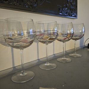 Romanian Milano Wine Glasses